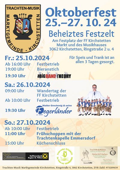 Plakat Oktoberfest